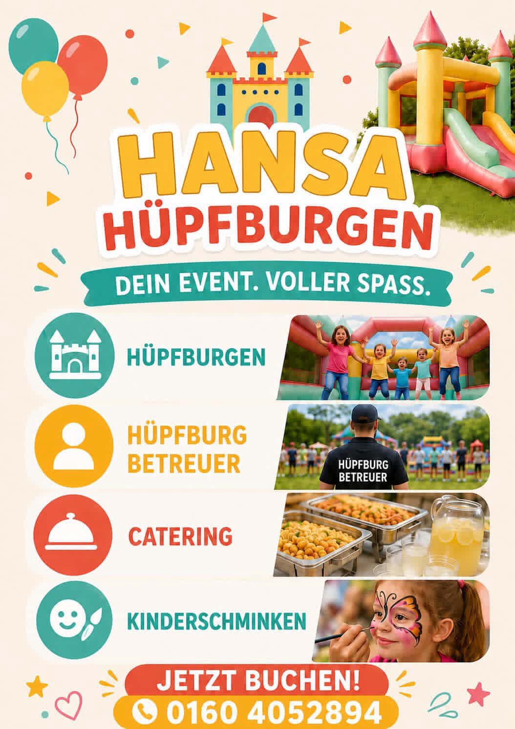 Hansa Hüpfburgen Services